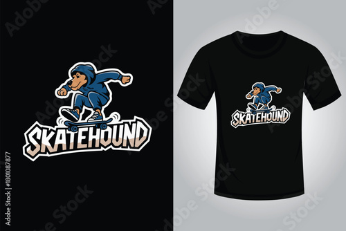 Skating T shirt Design