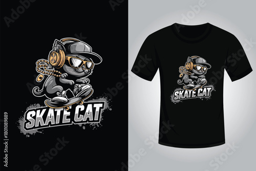 Skating T shirt Design
