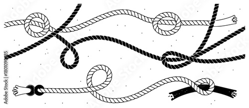 Illustrations of Various Knots and Fastenings for Practical and Decorative Purposes