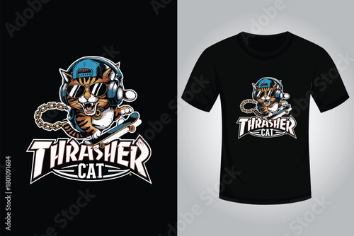 Skating T shirt Design