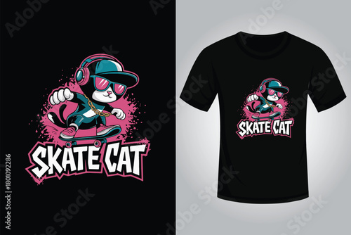 Skating T shirt Design