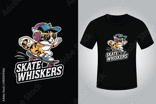 Skating T shirt Design