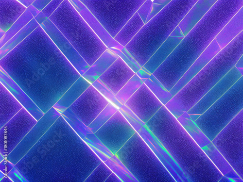 Iridescent Crystal Lattice Reflective Texture