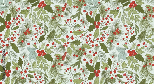 Elegant Floral Pattern – Seamless Flower Design for Textile and Backgrounds