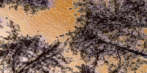 Abstract cracked background of stylized watercolor blurry strokes and paint stains. Use for wall prints, pillows, interior decorations, clothing and shirts, greeting cards. Desert.