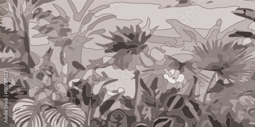 Modern vector textile design, all over seamless pattern wrapping paper design, digital image printing factory