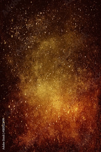 Wallpaper Mural Abstract Golden Glitter Sparkles Against Dark Background Creating Festive Ambiance Torontodigital.ca