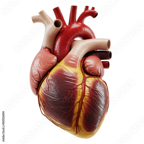 Wallpaper Mural Human organ cardiovascular system isolated on a transparent background Torontodigital.ca