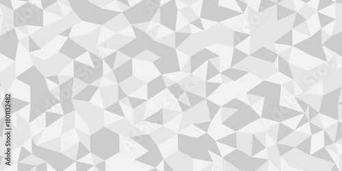 white and gray abstract low polygon banner triangle gradient web template design. background poly mosaic space tile geometric pattern.	