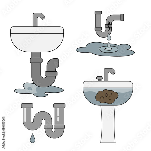 Common sink plumbing issues explained visually
