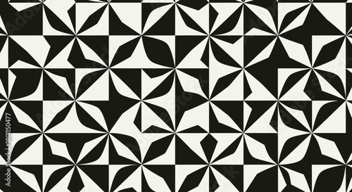 abstract geometric seamless pattern