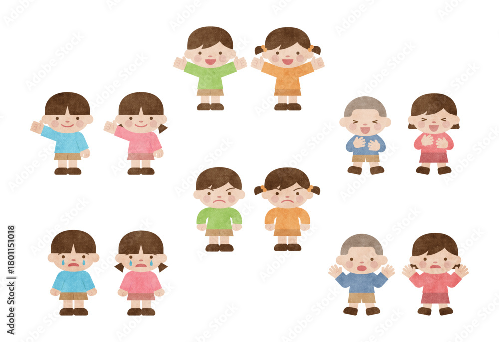 Fototapeta premium 子供 全身 ポーズ