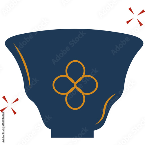 Chinese Tea Cup Illustration