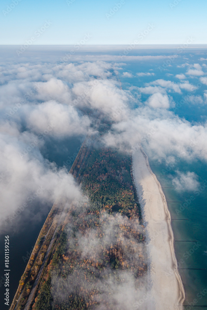 Fototapeta premium Półwysep Helski, Polska.