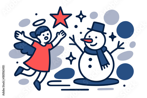 Christmas Bokeh Elegance. Christmas sparkle haze. Blurred bokeh lights in red, gold, and white, forming a