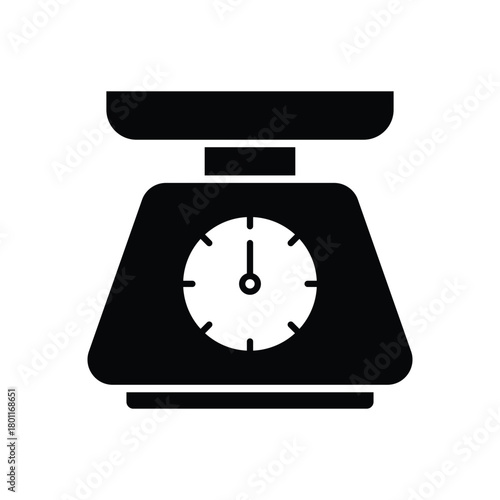 Kitchen Scale Icon vector Design illustration