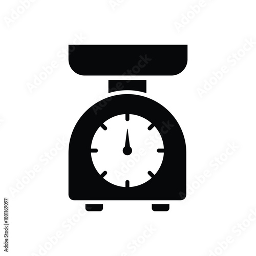 Kitchen Scale Icon vector Design illustration