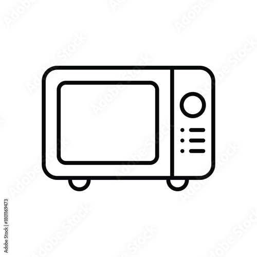 Microwave Icon Vector Design Illustration
