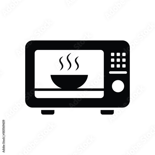 Microwave Icon Vector Design Illustration