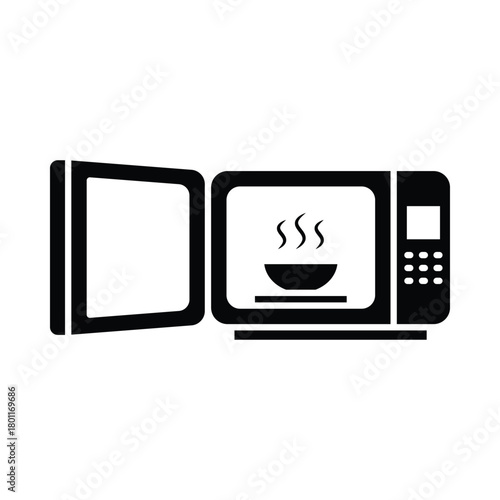 Microwave Icon Vector Design Illustration