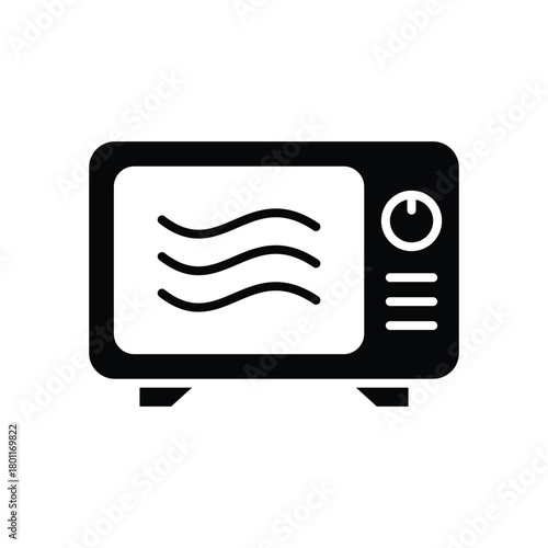 Microwave Icon Vector Design Illustration