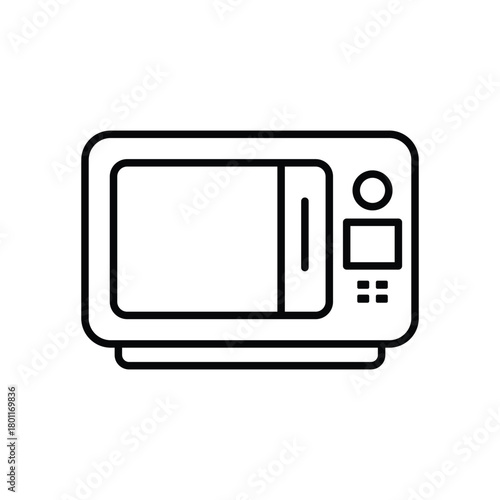 Microwave Icon Vector Design Illustration