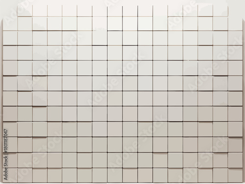 Texture de fond abstraite avec des cubes blancs en relief formant un motif géométrique répétitif.