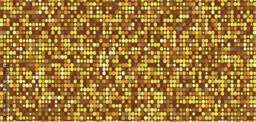 gold glitter glowing mosaic background nightclub tiled wall