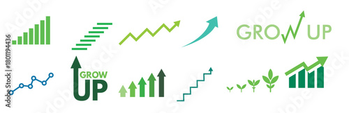 grow up icon vector illustration.