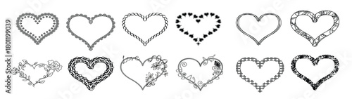 heartframe vector illustration