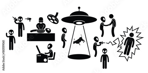 alien vector illustration