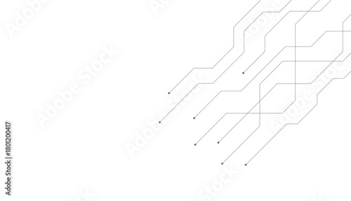 Abstract futuristic circuit board Illustration, Circuit board with various technology elements. Circuit board pattern for technology background. Vector illustration