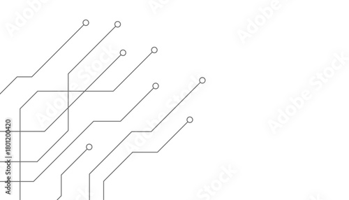 Abstract futuristic circuit board Illustration, Circuit board with various technology elements. Circuit board pattern for technology background. Vector illustration