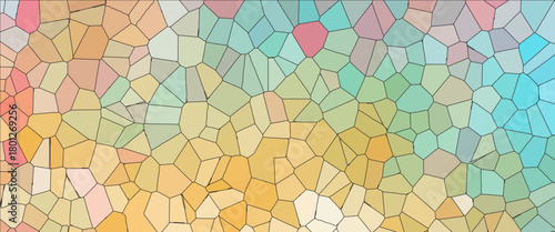 light colorful multicolor crystallize abstract background in light sweet vector illustration.black stoke colors stone tile pattern. Cement kitchen decor. abstract mosaic polygonal vector background .	