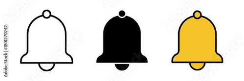Notification icon, usually depicted as a bell, alarm, or alert symbol, indicating new messages, updates, or reminders.