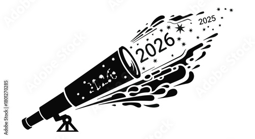 Telescope reveals the upcoming year 2026 with bright future ahead