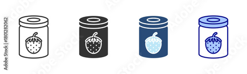 Jam Icon Set. Designed In Multi Style