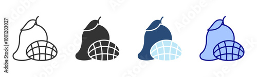 Mango Icon Set. Designed In Multi Style