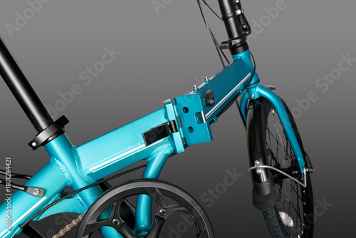 Folding bicycle frame.