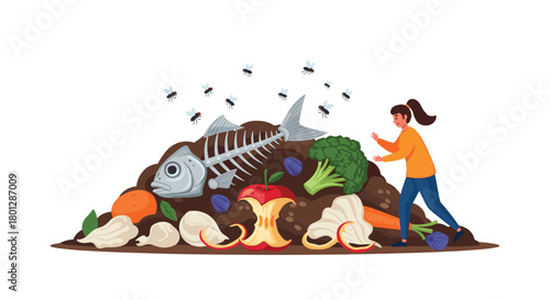 Transforming kitchen scraps into nutrient rich soil for a healthier garden.