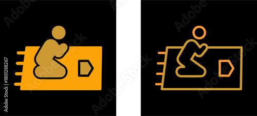 Praying Vector Icon