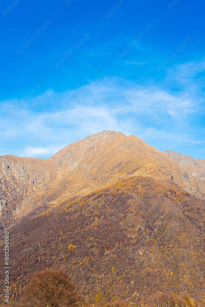 Fototapeta premium mountain landscape with blue sky