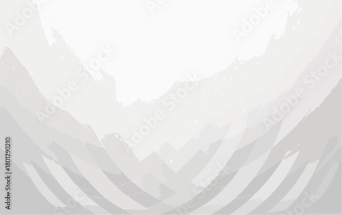 Sfondo astratto minimale con pennellate bianche e grigie che creano un senso di profondità e movimento.