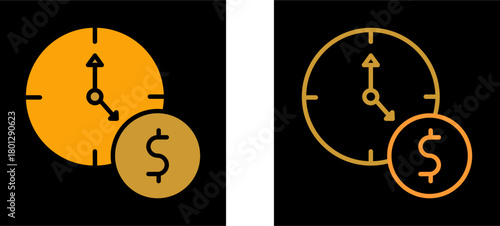 Time is Money Vector Icon