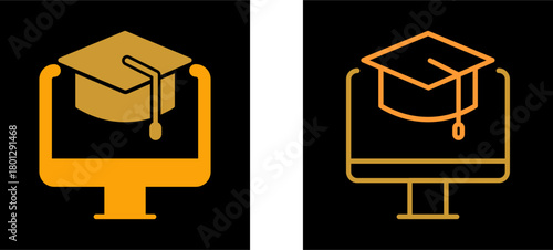 Online Education Vector Icon