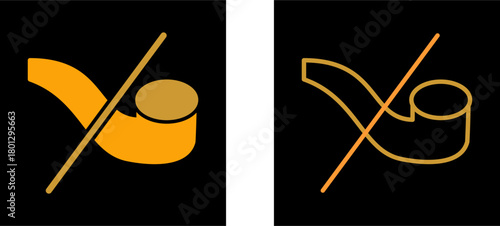 No Cigar Vector Icon