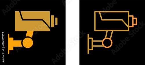 Security Camera Vector Icon