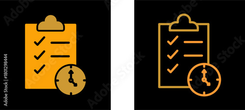 Time Management Vector Icon
