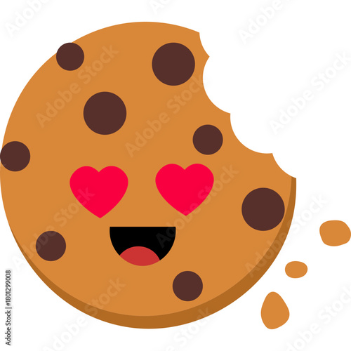 Cute Cartoon Cookie Character