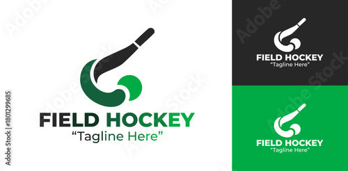 Field Hockey Logo Bold and Strong Design for Teams